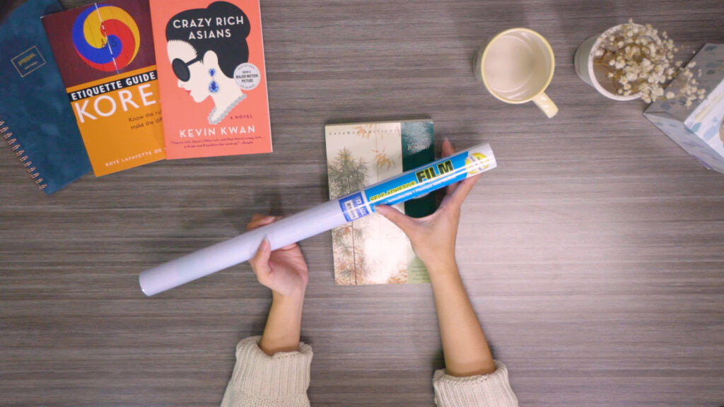 How To Apply Clear Self-Adhesive Book Cover