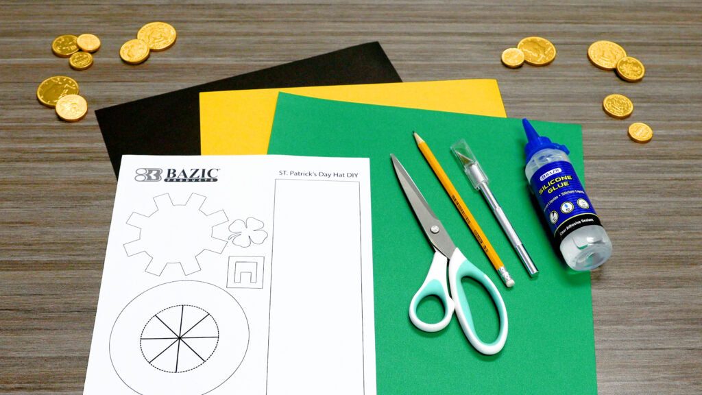 St. Patrick's Day Paper Hat DIY