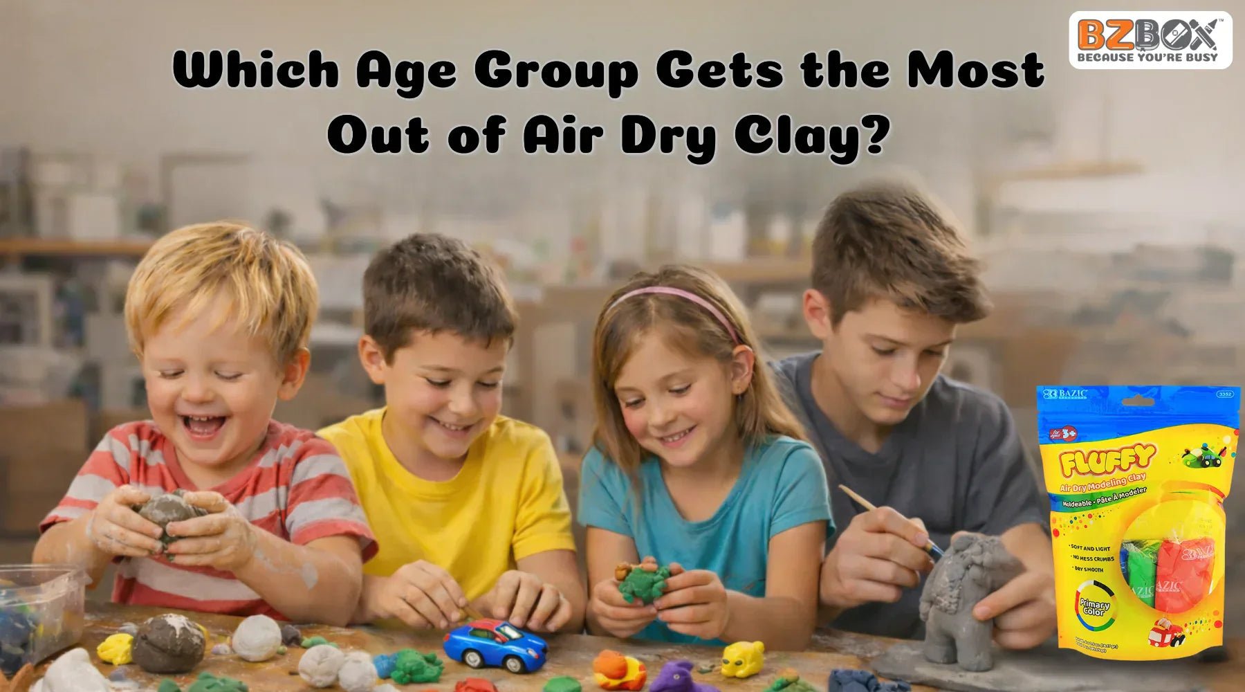 Which Age Group Gets the Most Out of Air Dry Clay?