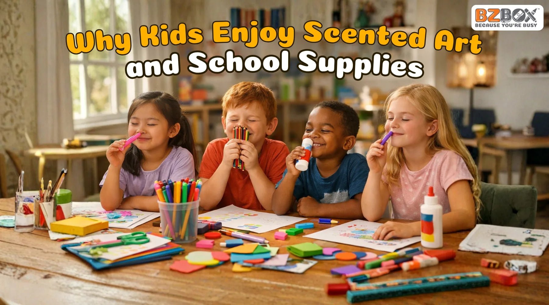 Why Kids Enjoy Scented Art and School Supplies