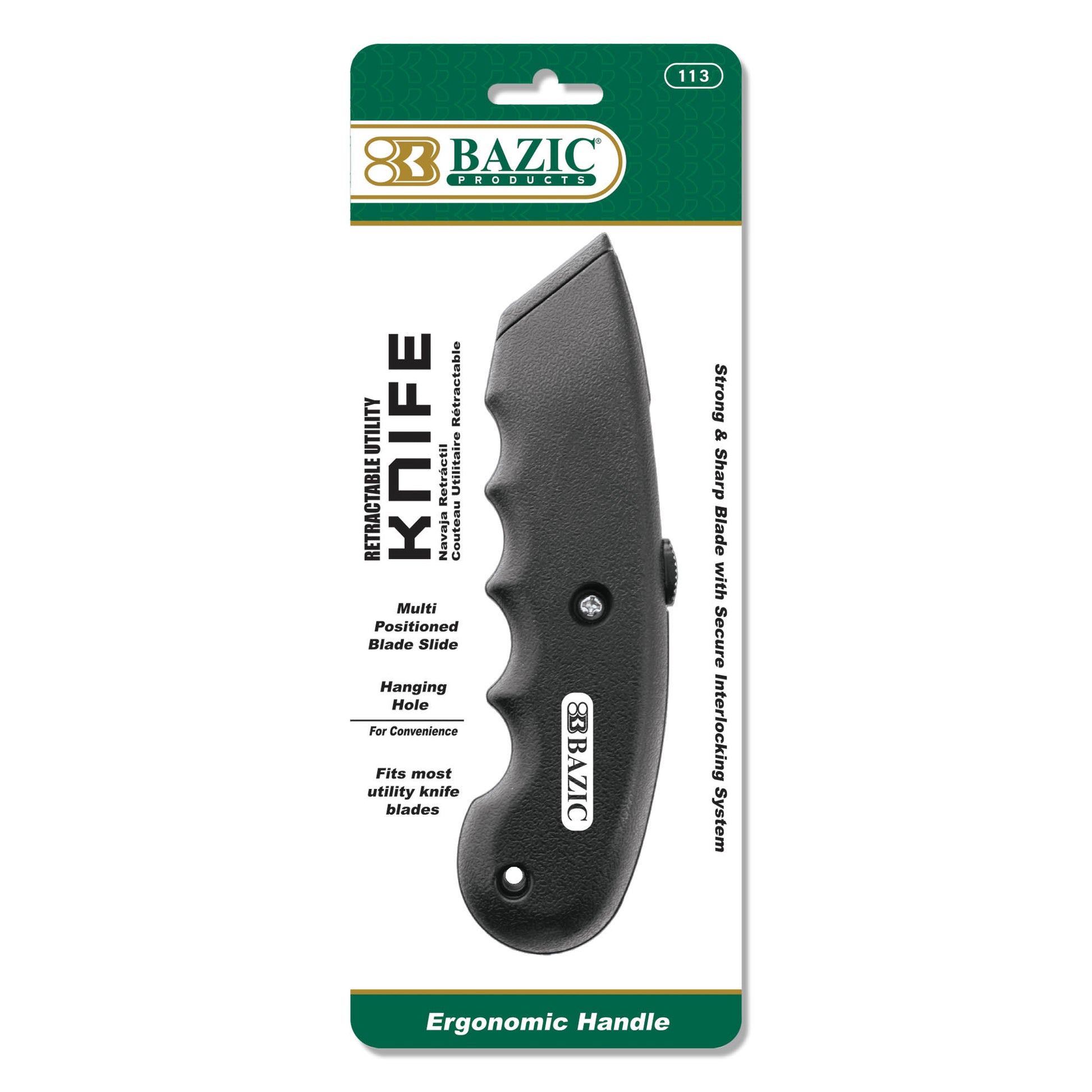 Lightweight BYOB multipurpose utility knife by Bazicstore with a sleek handle and versatile blade for cutting tasks.