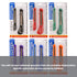 BAZIC Jumbo and mini multipurpose BYOB cutters, 2-pack, with colorful handles and sharp blades for versatile cutting tasks.