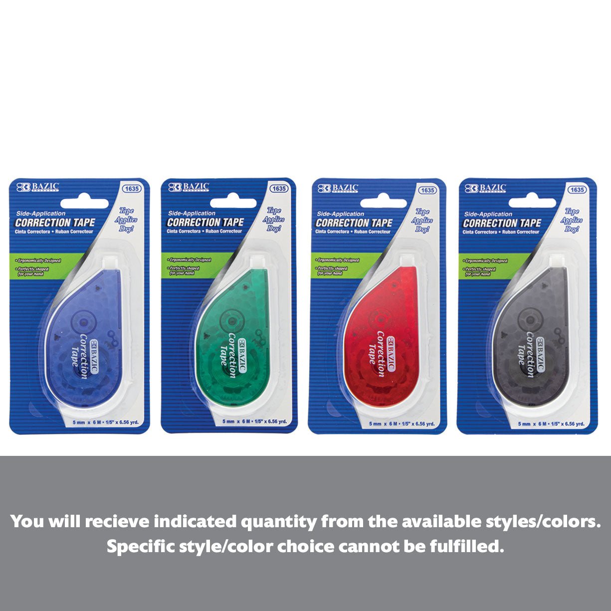Crystal 5 mm x 236" Correction Tape