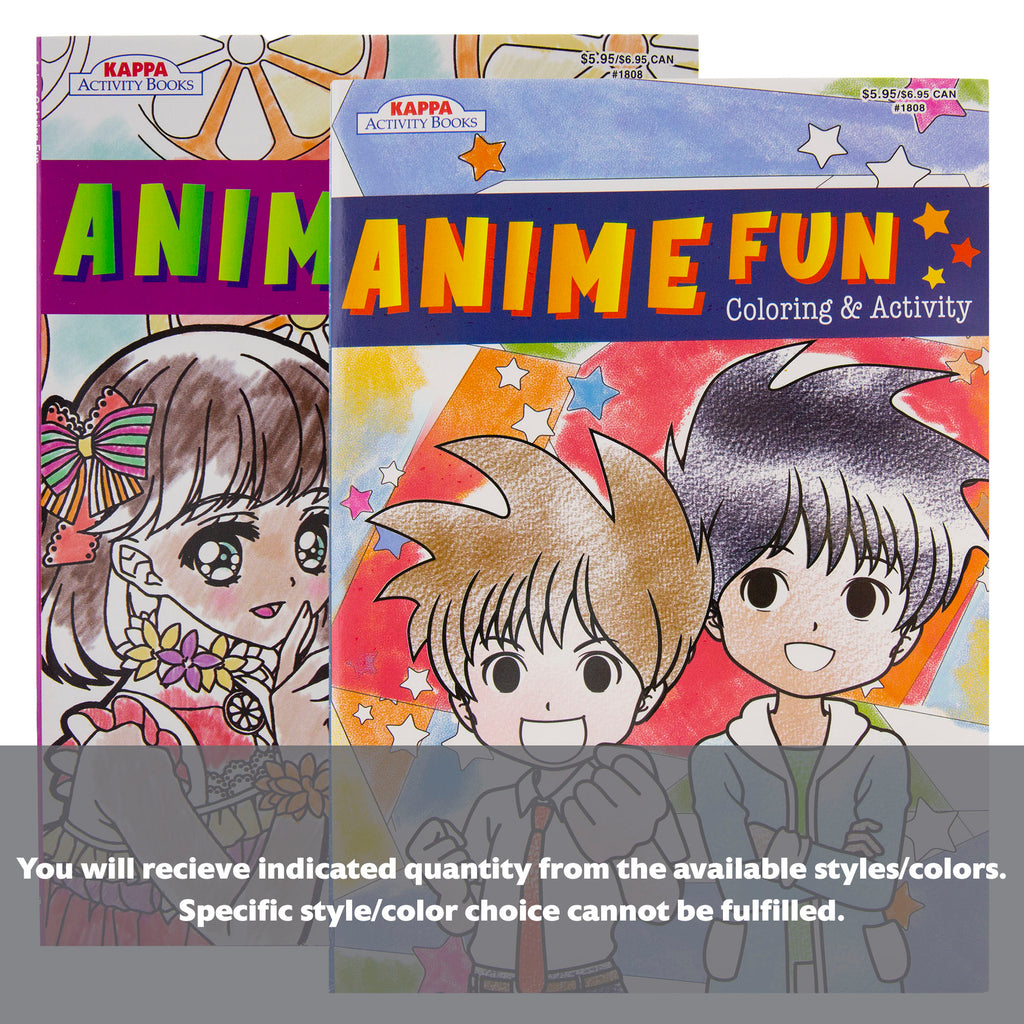 KAPPA Anime Fun Coloring & Activity Book