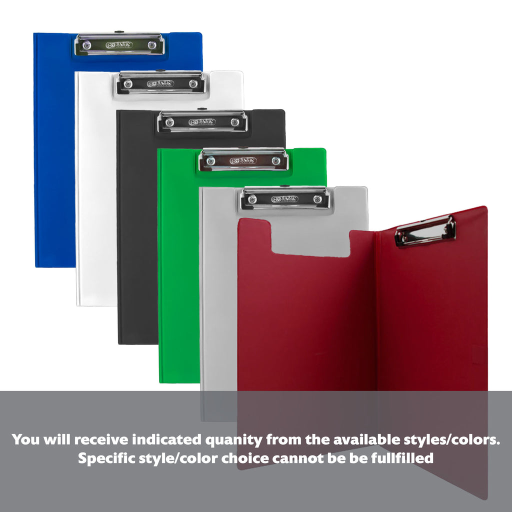 A4 Size PVC Clip Folder w/ Low Profile Clip