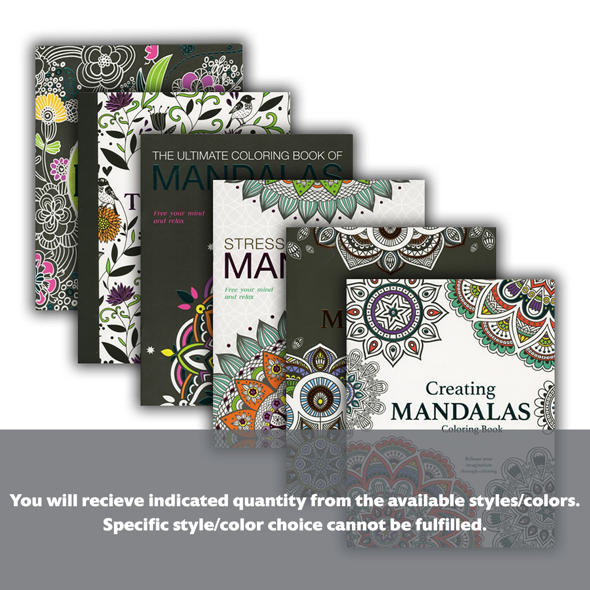 BAZIC Mandalas Coloring Book for Adults featuring intricate mandala designs on high-quality pages for relaxing coloring.