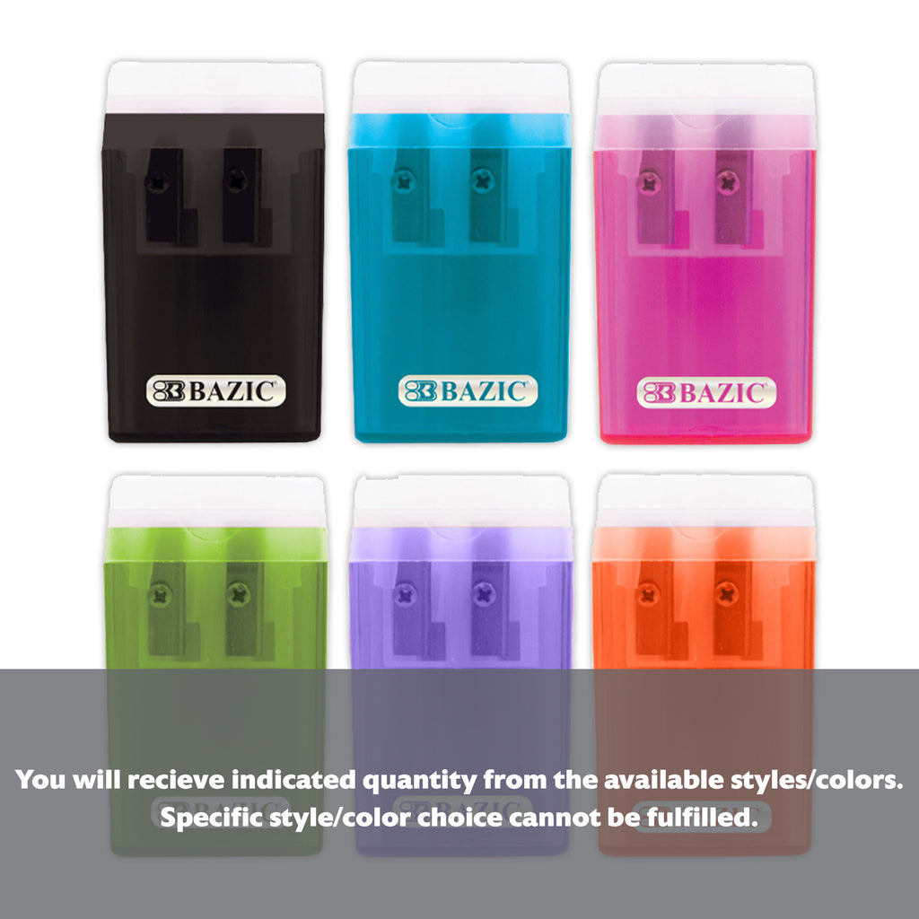 Victor Dual Hole Sharpener w/ Lid & Receptacle (BULK)