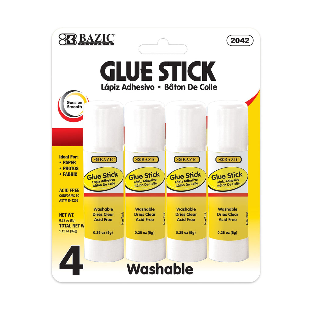 0.28 oz (8g) Glue Stick (4/Pack)