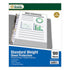 BAZIC standard weight top loading sheet protectors in a box, clear plastic sleeves for document protection, 100-pack.