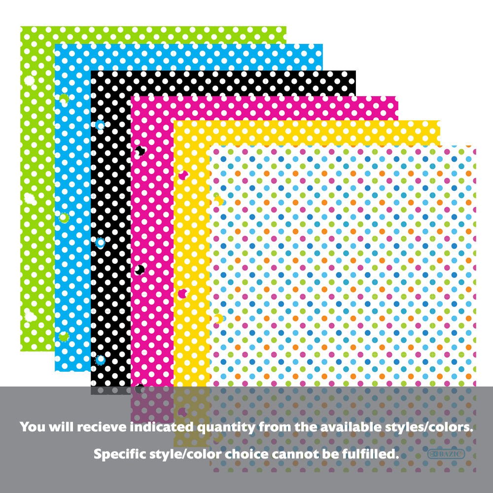 Polka Dot 2-Pocket Portfolios