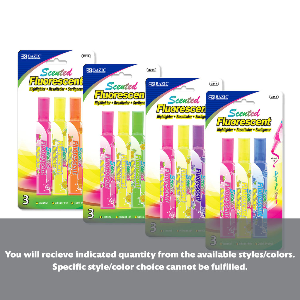 Fruit Scented Highlighters (3/Pack)