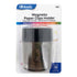 BAZIC BYOB magnetic paper clip holder with assorted color paper clips, compact desk accessory, and organizational tool.