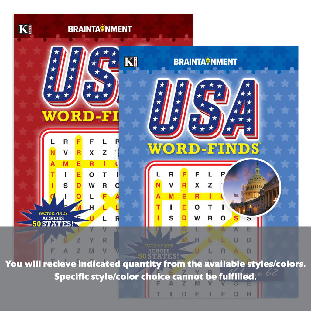 KAPPA USA Word Finds Puzzle Book