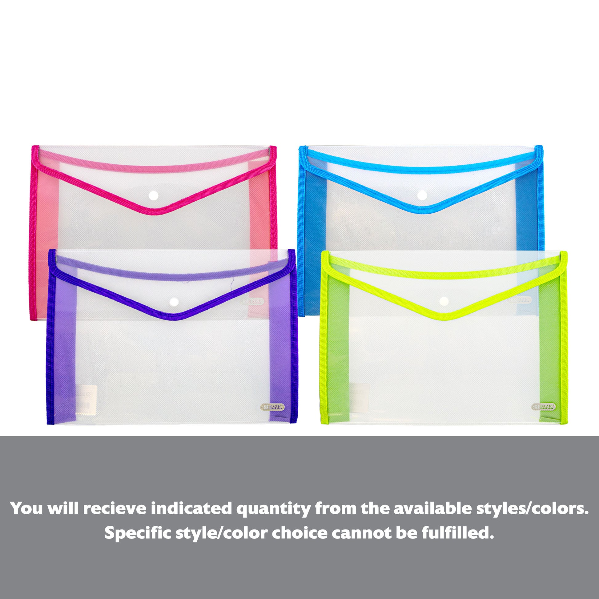 V-Flap Clear A4/Letter Size Document Holder