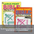 Large print KAPPA Bible word find puzzle book by Bazicstore, featuring religious-themed word search pages and colorful cover.