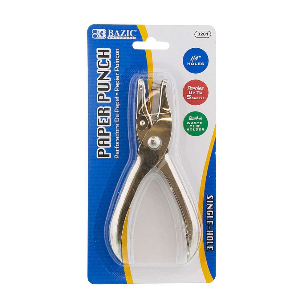 Single Hole Paper Punch