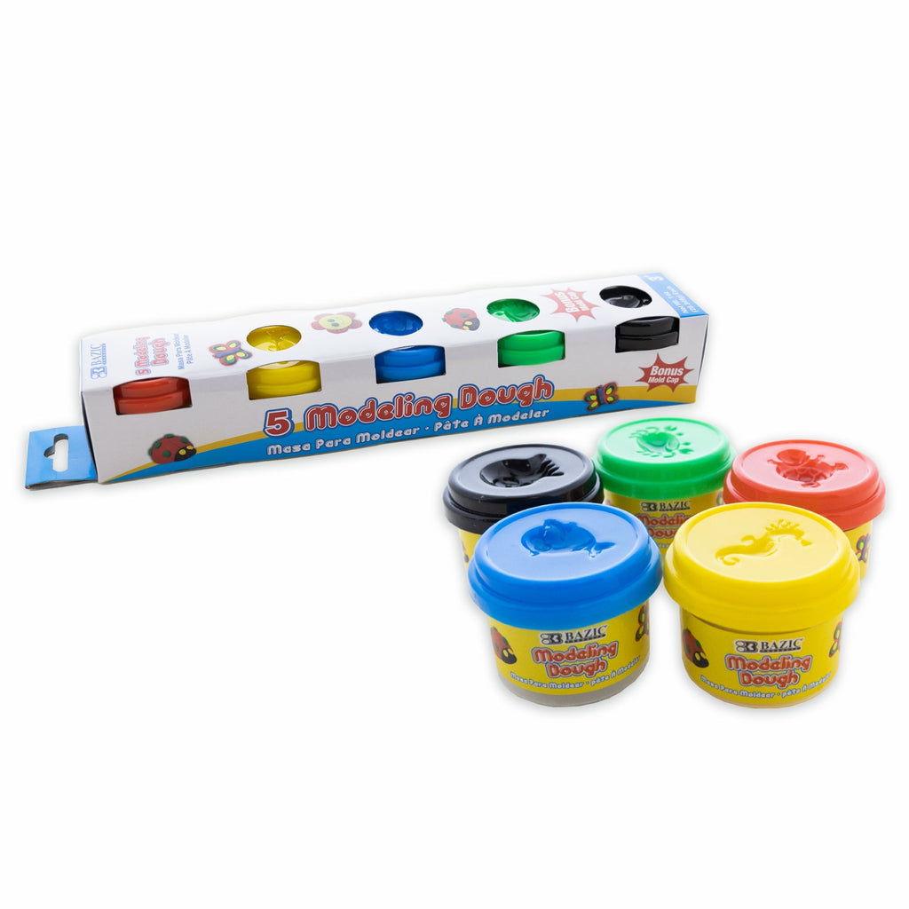 1 oz Primary Color Modeling Dough (5/Pack)