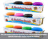 Set of four 4 oz BZBox Primary Color Modeling Dough BYOB packs, soft and vibrant for creative craft projects.