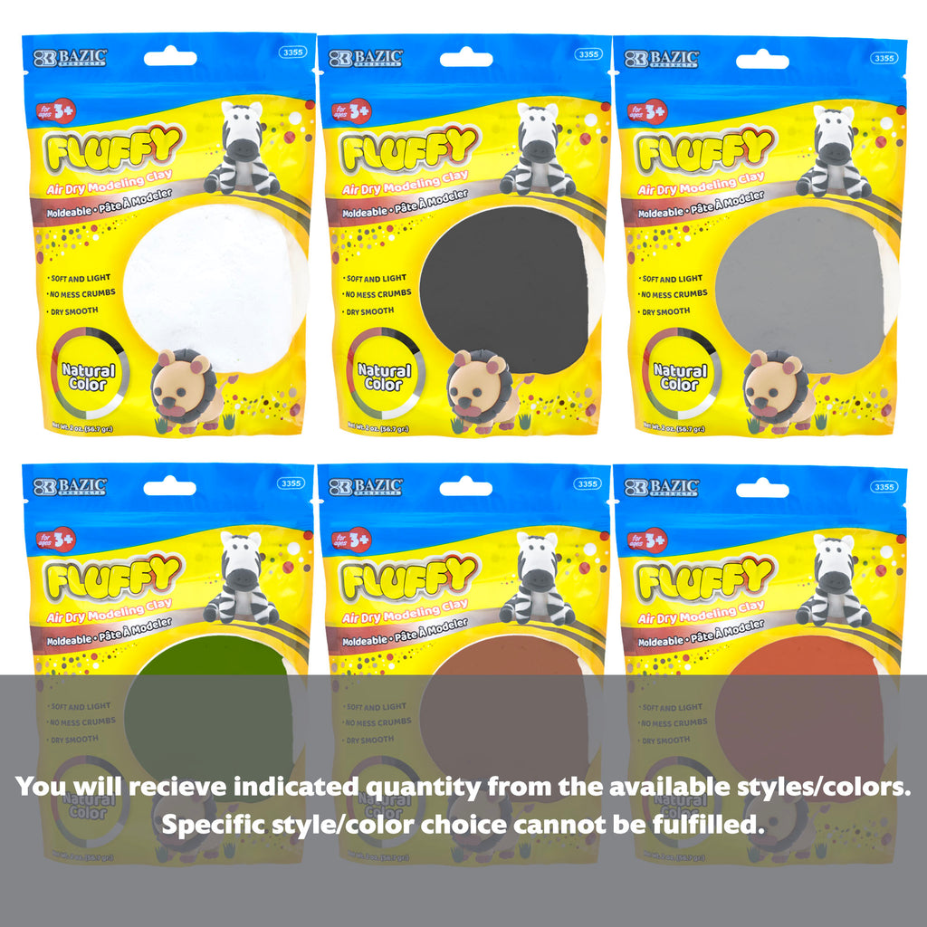 2 Oz. Natural/Earth Colors Air Dry Modeling Clay