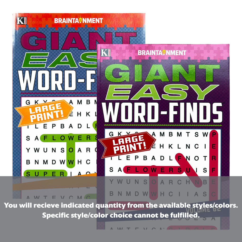 KAPPA Giant Easy Word Finds
