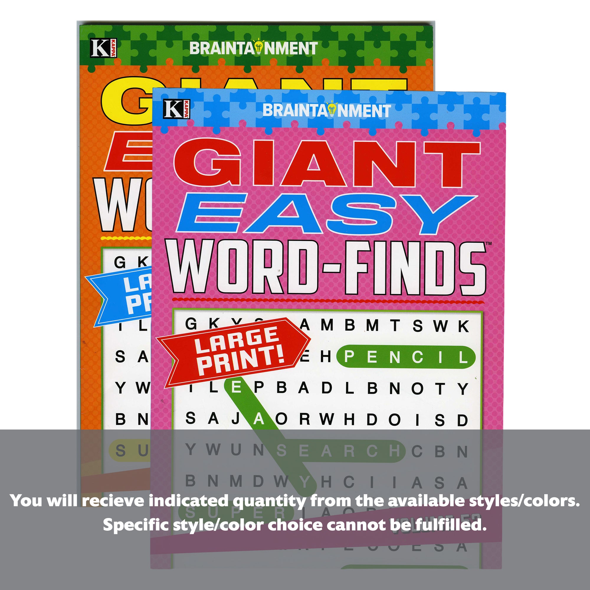 KAPPA Giant Easy Word Finds