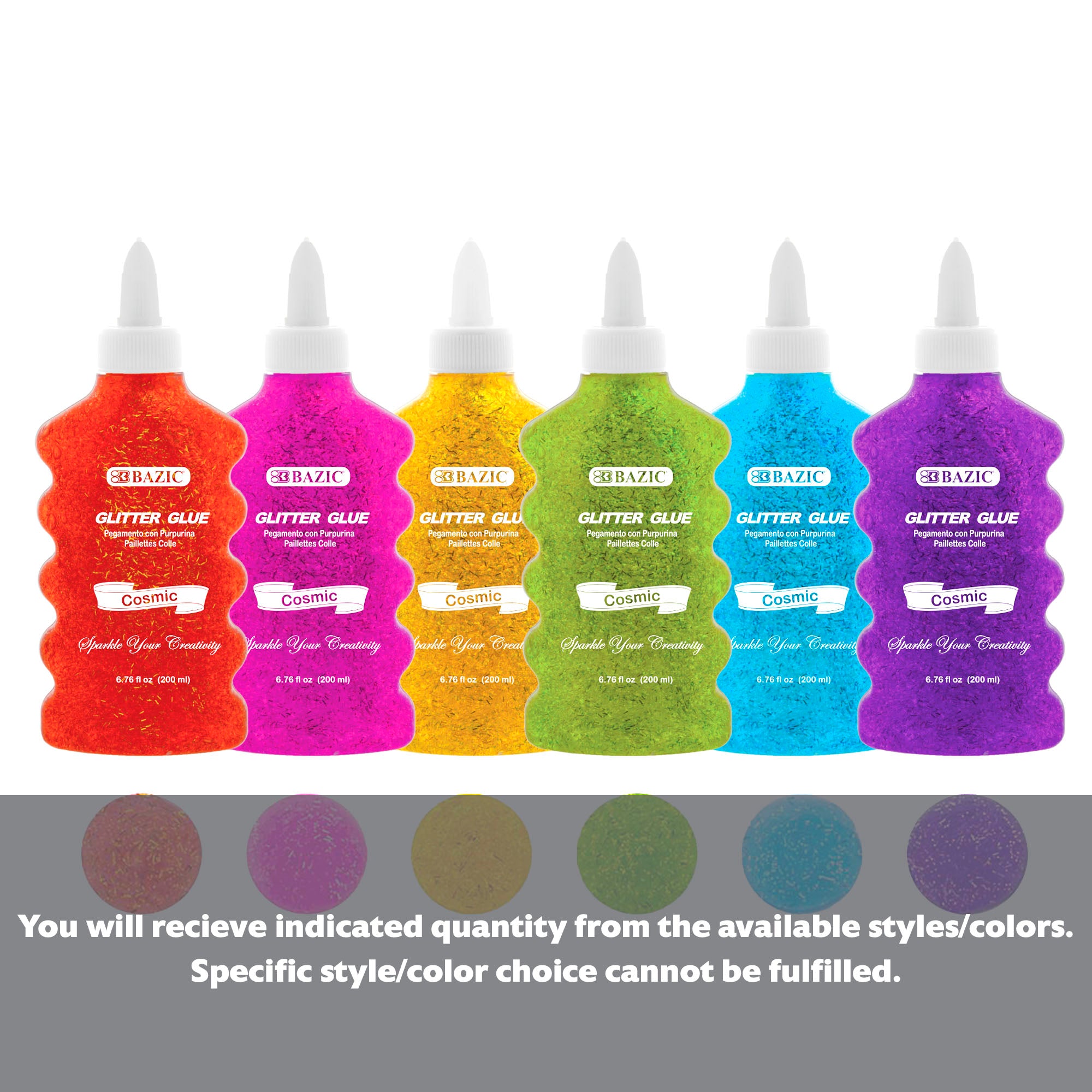 6.76 FL OZ (200 mL) Cosmic Series Glitter Glue