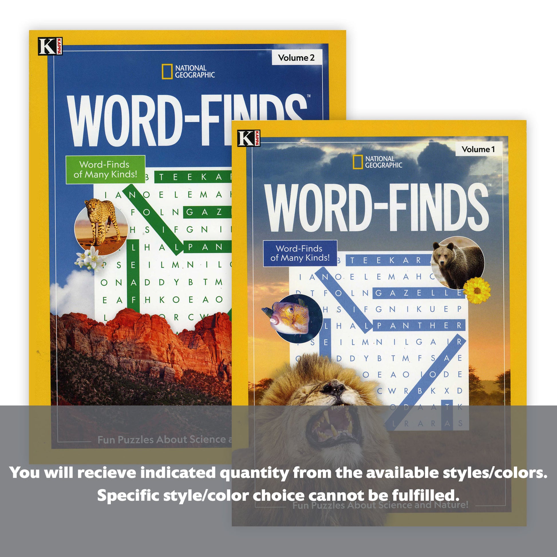 KAPPA National Geographic Word Finds Puzzle Book