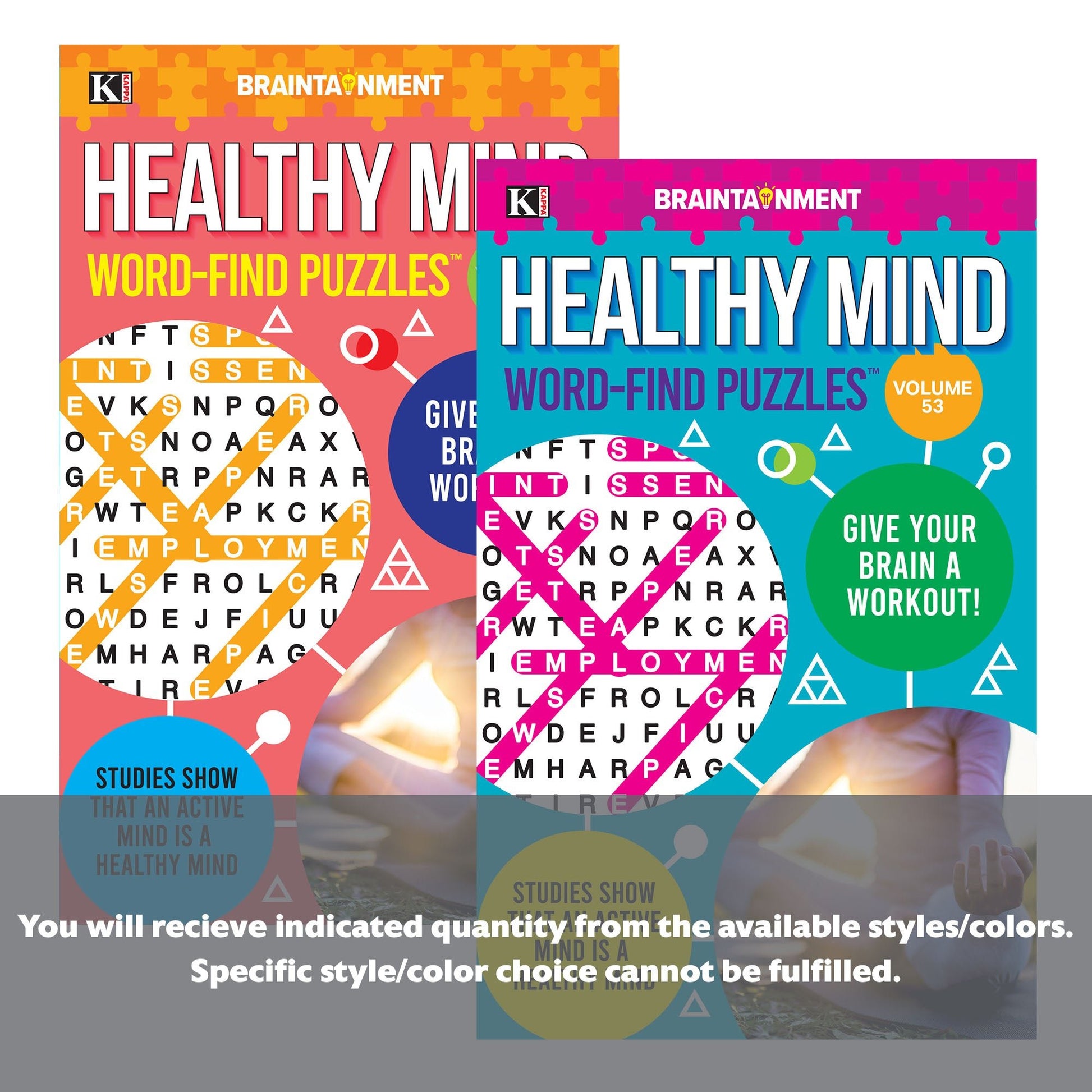 KAPPA Healthy Minds Words Finds Puzzle Book - Digest Size