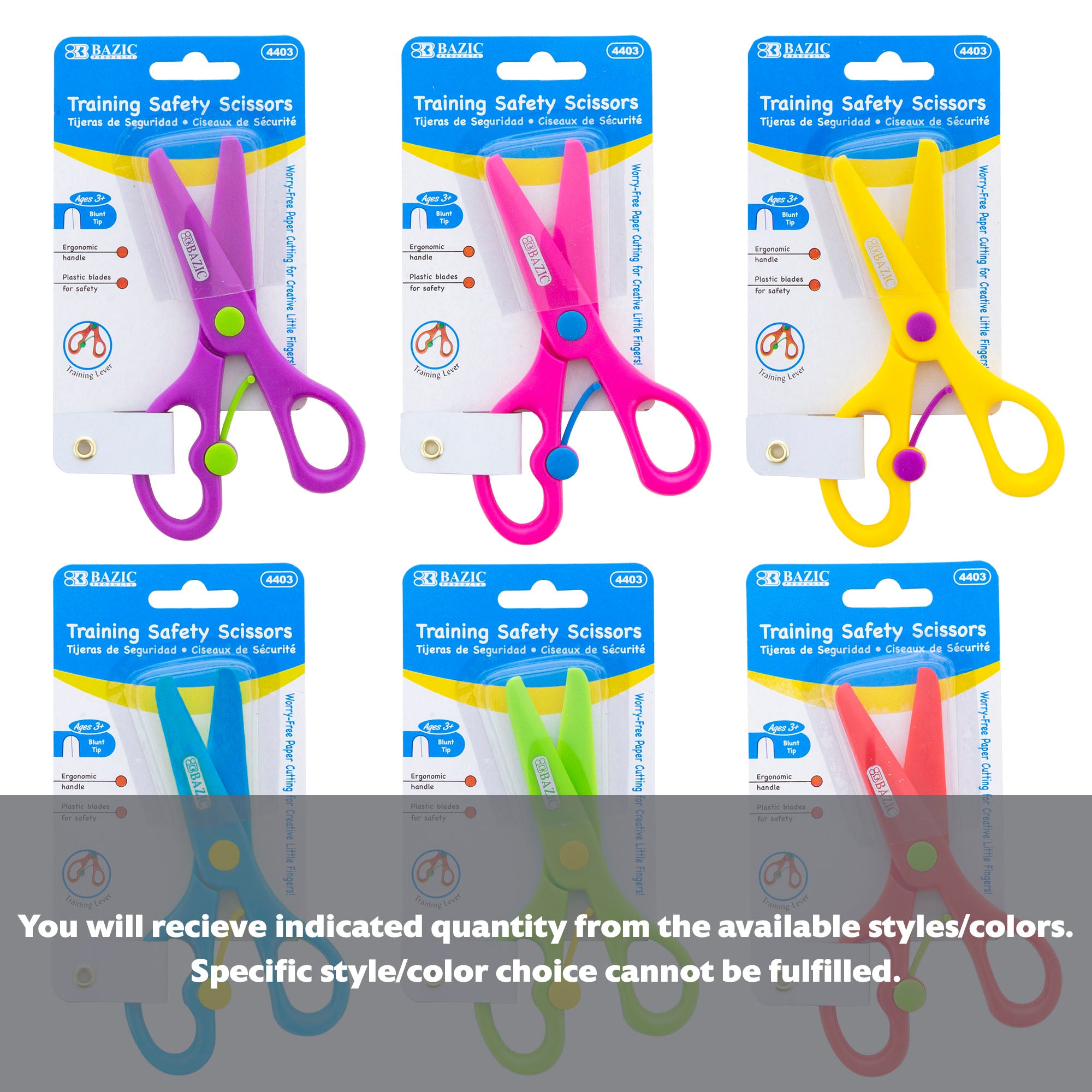 5" Kids Training Scissors