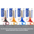 7-inch classic grip stainless steel scissors by Bazicstore, featuring a comfortable handle and sharp blades for precise cutting.