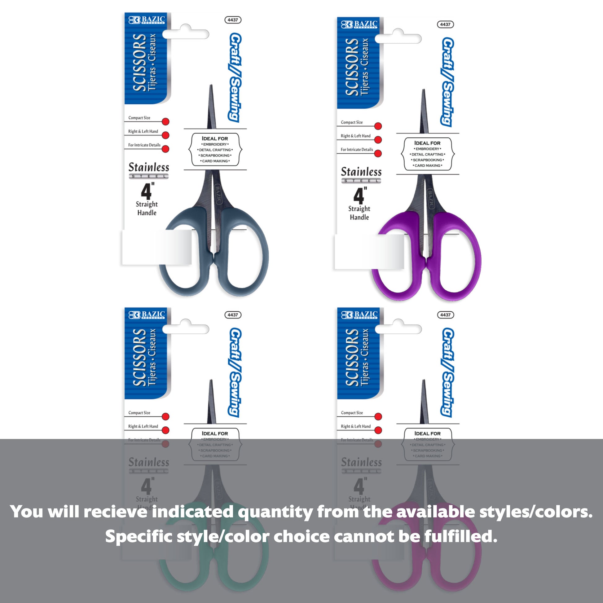 4" Craft / Sewing Detail Scissors