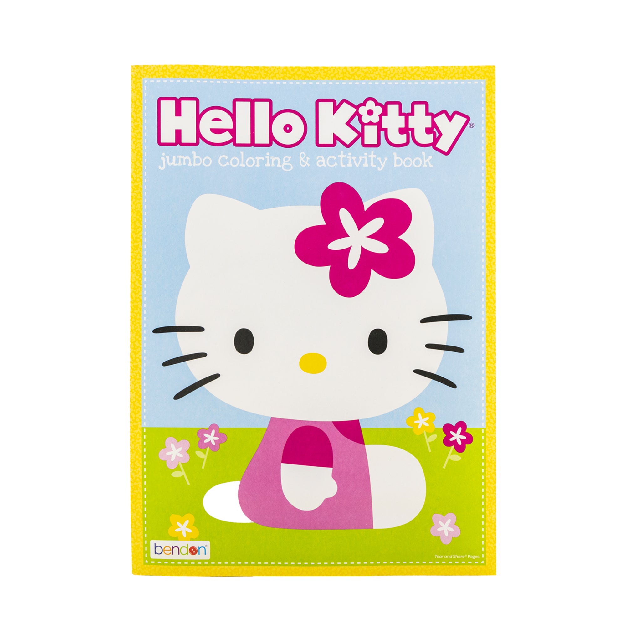 Hello Kitty BYOB coloring book by Bazicstore featuring colorful pages and Hello Kitty illustrations for kids to color.