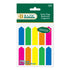 Set of 25 neon color arrow flags in 0.5" x 1.7" size, arranged in a pack, ideal for marking and organizing.