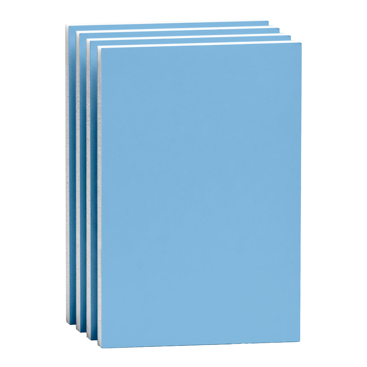 Sky blue 20x30 inch foam board by BAZIC, lightweight craft and display board with smooth surface and sturdy backing.