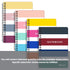 BAZIC 120-count 5x7 spiral notebook with BYOB cover, personal and assignment use, featuring black spiral binding and lined pages.