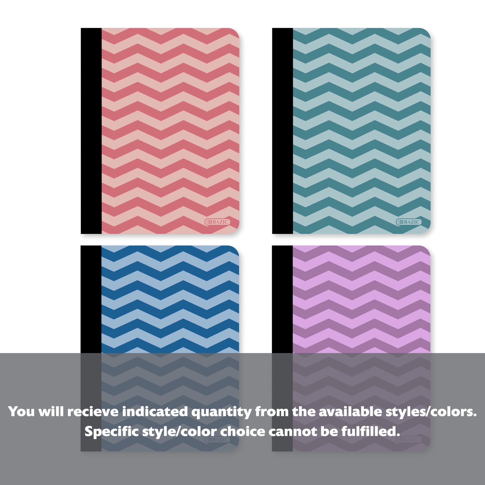 C/R 100 Ct. Chevron Composition Book