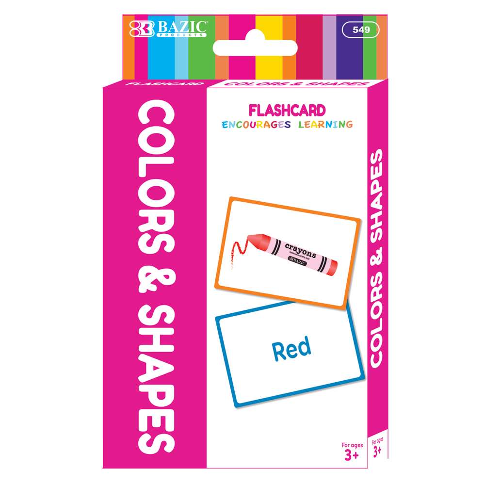 Colors Preschool Flash Cards (36/Pack)