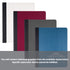Set of four BYOB 1-inch quad-ruled composition books by BZBox, 100 pages each, ideal for school or note-taking.