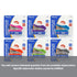 BAZIC Mini Cushion Grip Standard (26/6) Stapler with 500 staples, featuring a compact design and ergonomic cushion grip.
