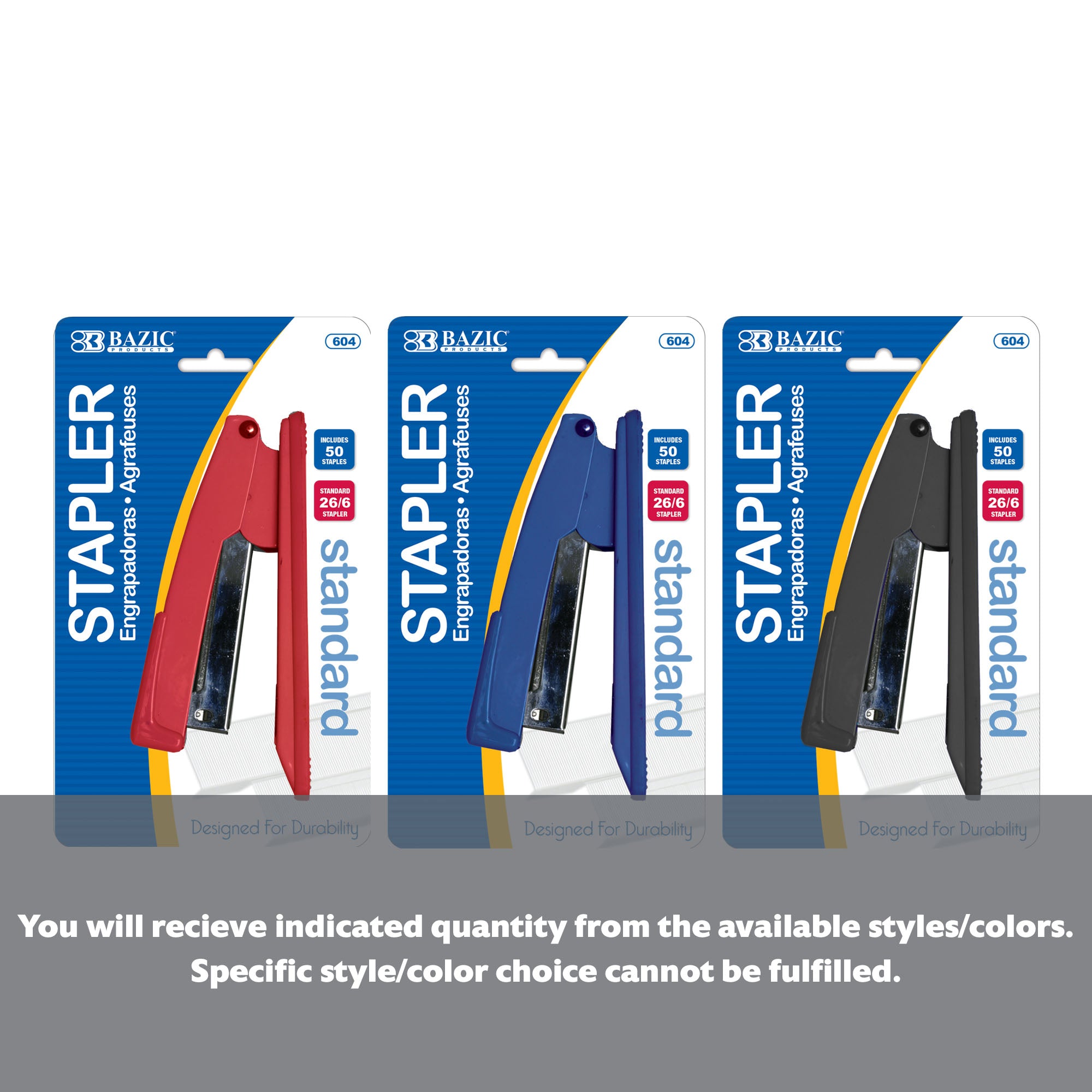 Standard (26/6) Metal Stapler - BZBox