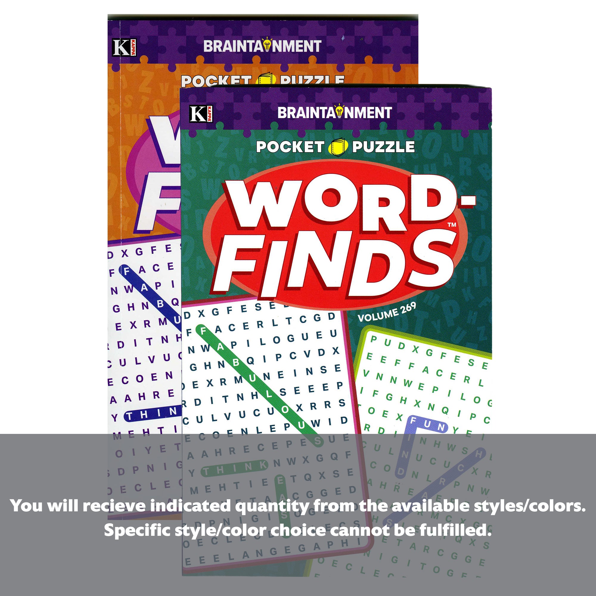 KAPPA Pocket Puzzle Word Finds - Digest Size