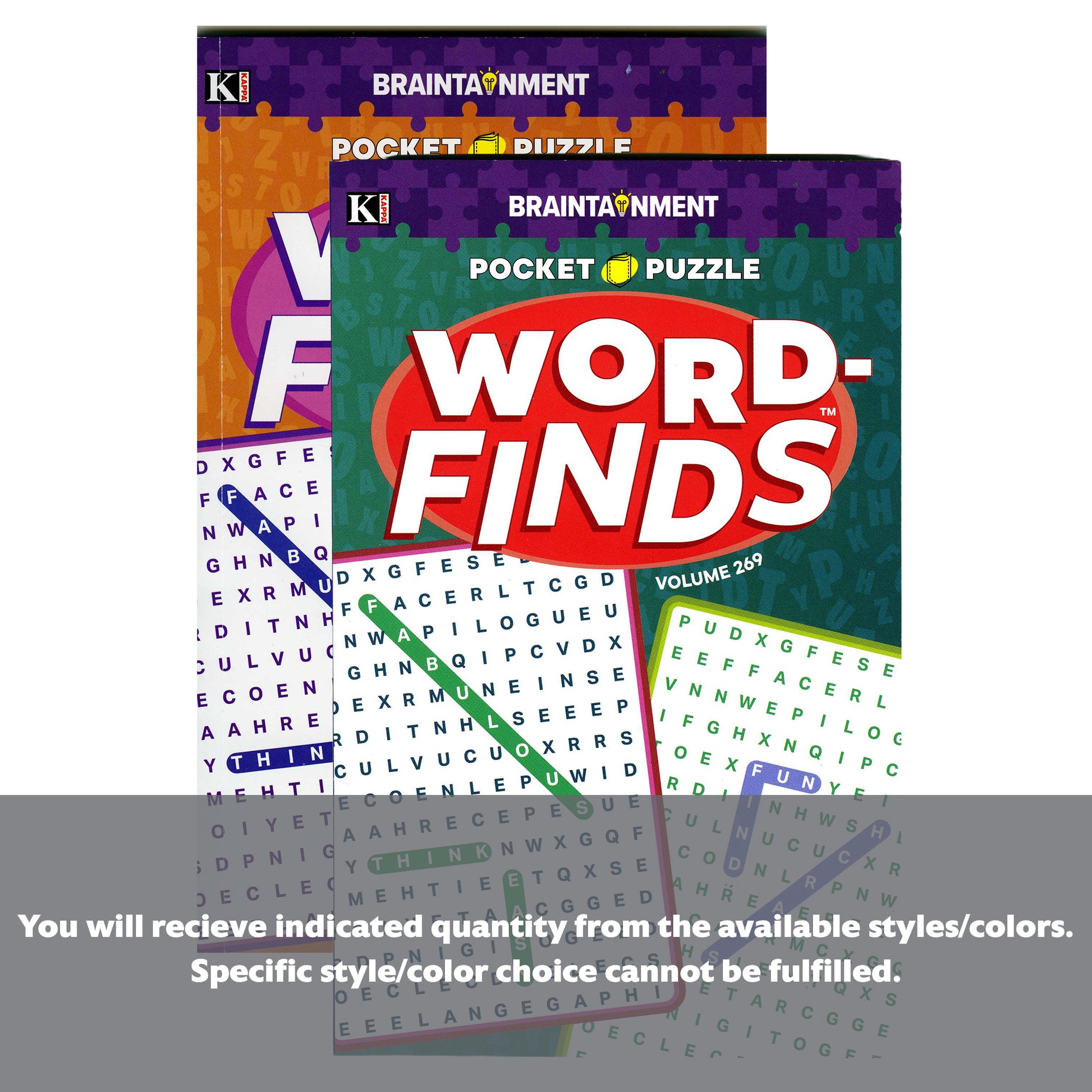 KAPPA Pocket Puzzle Word Finds - Digest Size