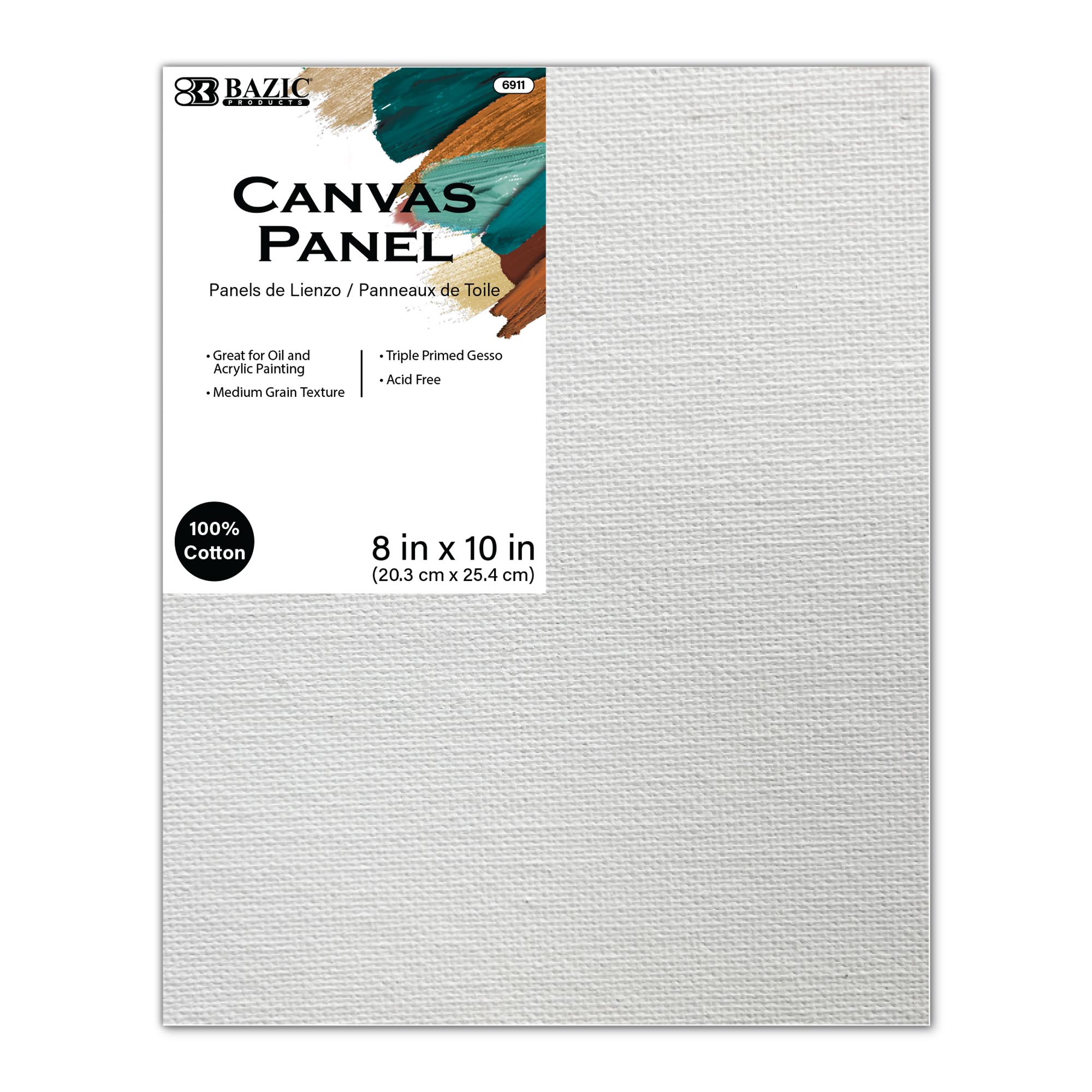BZ Paints and Brushes Mini Art Kit with 6 colorful paints and brushes for creative art projects