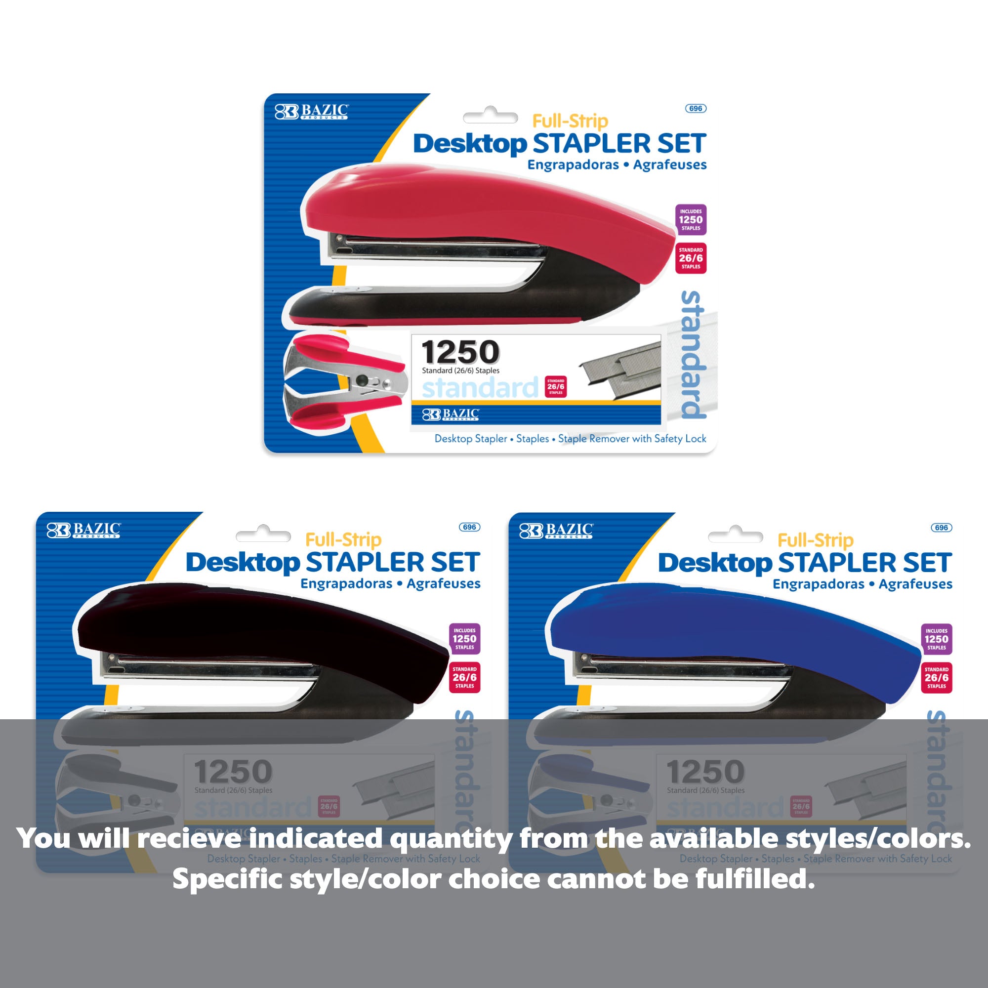Desktop Full Strip Stapler Set - BZBox