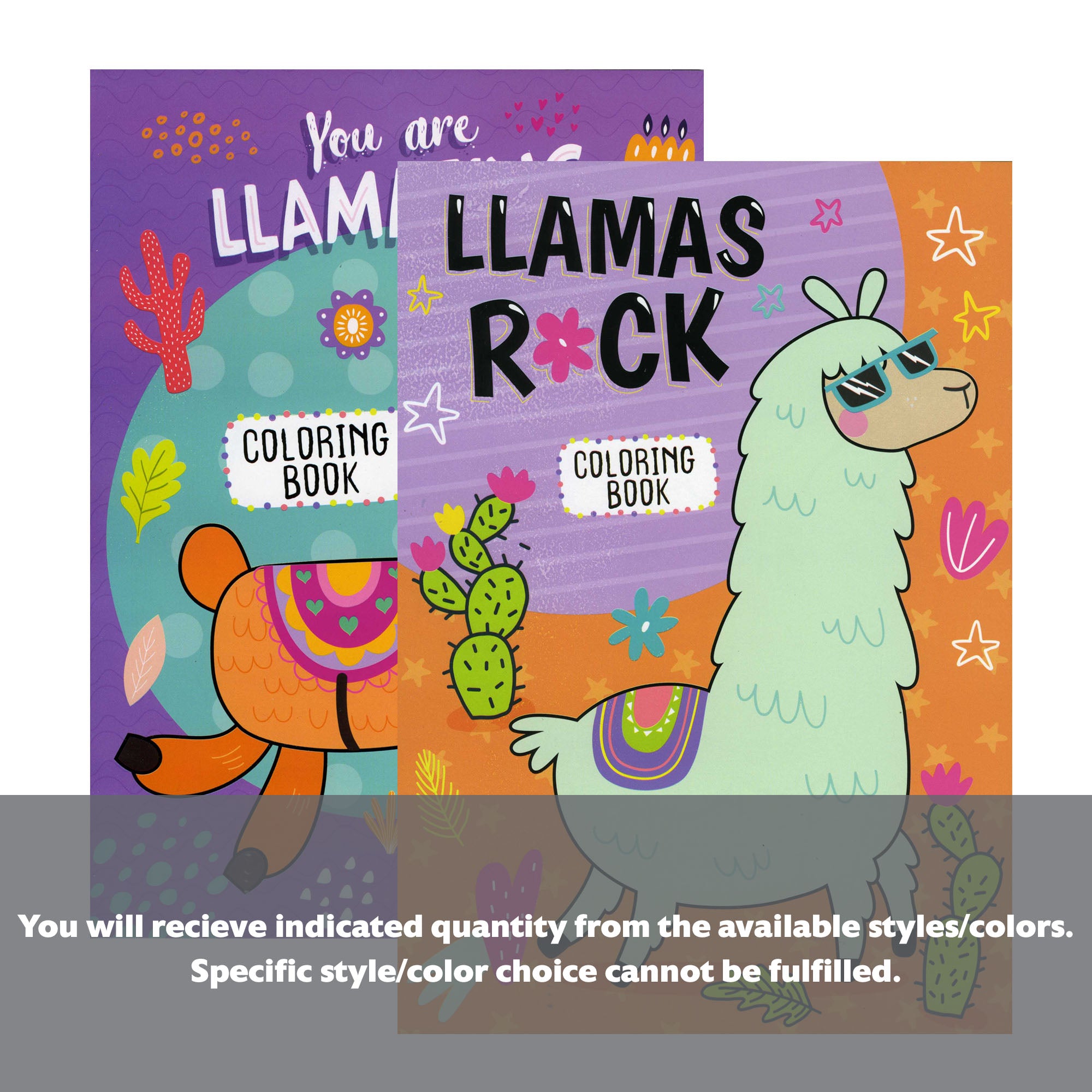 LLAMAS Coloring Book