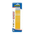 Set of four BAZIC #2 The First Jumbo Premium Yellow Pencils for children, featuring bold yellow color and sturdy design.
