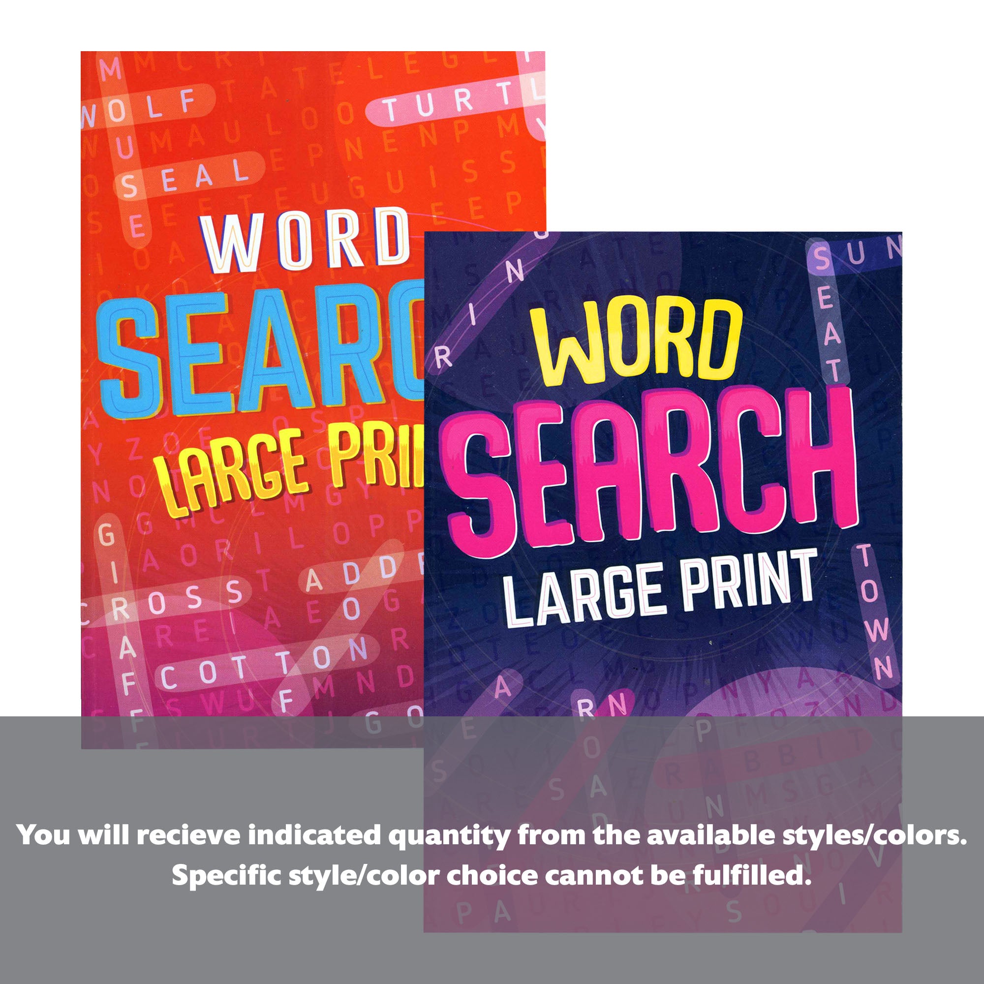 Large Print Word Search Puzzles Digest Size