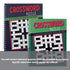 BAZIC Spiral Crossword Digest Puzzle Book with BYOB design, featuring pages with crossword puzzles and spiral binding for easy use.