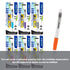 BAZIC Prism 0.9 mm mechanical pencil with ceramic high-quality lead, BYOB style, shown with lead refills.