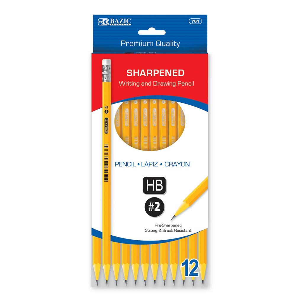 Pre-Sharpened #2 Premium Yellow Pencil (12/Pack)